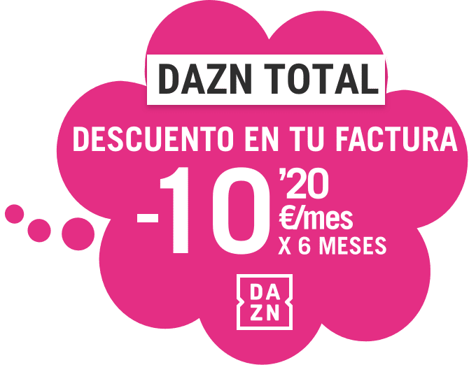 DAZN TOTAL 6 MESES CON DESCUENTO