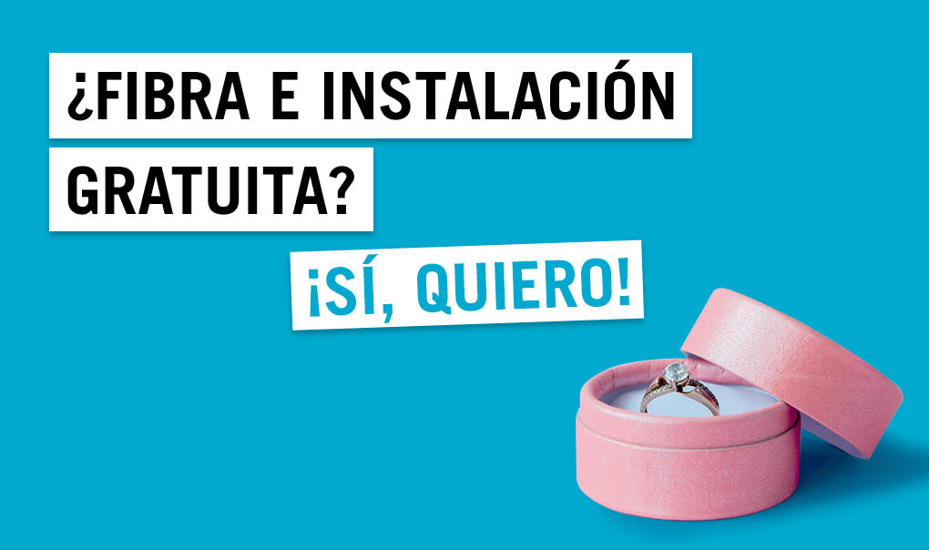 Ofertas de fibra optica con instalación gratis