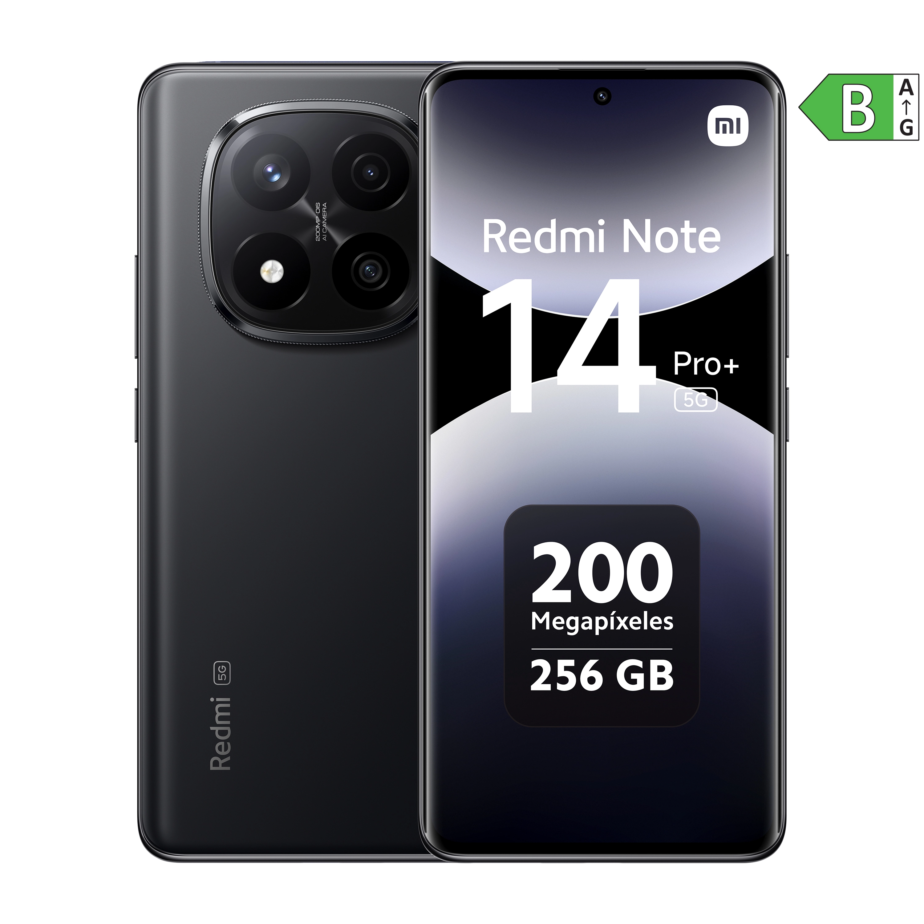 Xiaomi Redmi Note 14 PRO+ con etiqueta